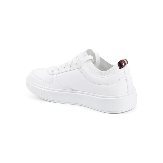 Synthetic Leather Rubber Sole Sneaker - 42 EU