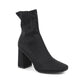 Fabric Ankle Boot with 9cm Heel - 36 EU