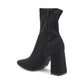 Fabric Ankle Boot with 9cm Heel - 36 EU