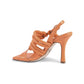 Twisted Tubular Square-Toe Sandals - 37 EU