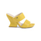 Curved Wedge Heel Sandals - 37 EU