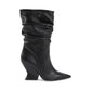 Point Toe Wedge Boots - 38 EU