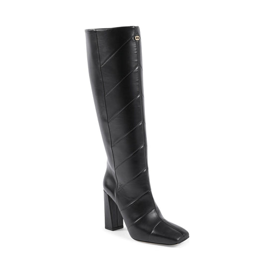 Quilted Leather High Boots - 37 EU