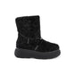 Modern Shearling Ankle Boot with Rubber Soles - 36 EU