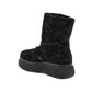 Modern Shearling Ankle Boot with Rubber Soles - 36 EU