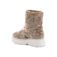 Faux Shearling Short Platform Boot - 37 EU