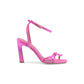 Satin High Heel Sandal - 37 EU