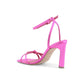 Satin High Heel Sandal - 37 EU