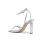 Satin High Heel Sandal - 37 EU