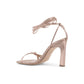 High Heel Sandals with Ankle Laces - 39 EU