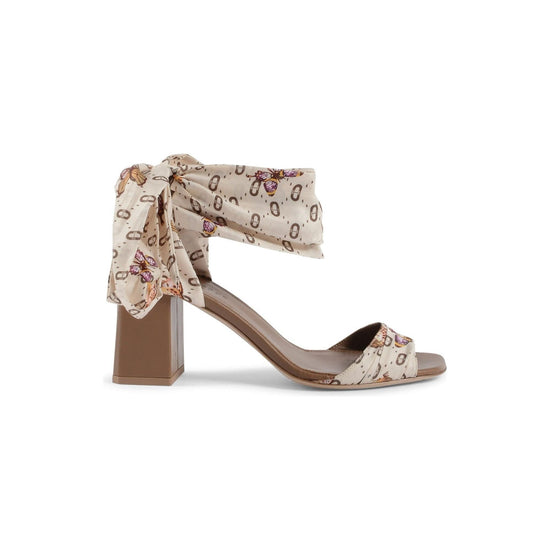 Silk Heeled Sandal - 35 EU