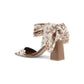 Silk Heeled Sandal - 35 EU