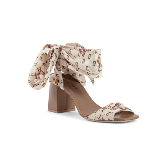 Silk Heeled Sandal - 37 EU