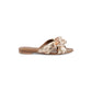 Printed Bow Silk Mule - 37 EU