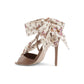 Silk Printed Stiletto Heel - 35 EU