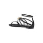 Satin Ankle-Strap Sandal with Swarovski Bow - 38 EU