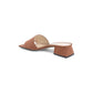 Italian Leather  Sandals with 4cm Heel - 40 EU