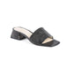 Leather Sandals with 4cm Heel - Made in Italy - 39 EU