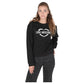 Cotton Sweatshirt with Inlay - 38 EU