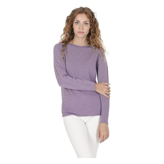 Cashmere Boatneck Sweater - Italian Craftsmanship - L