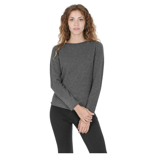 Cashmere Womens Boatneck Sweater - XL