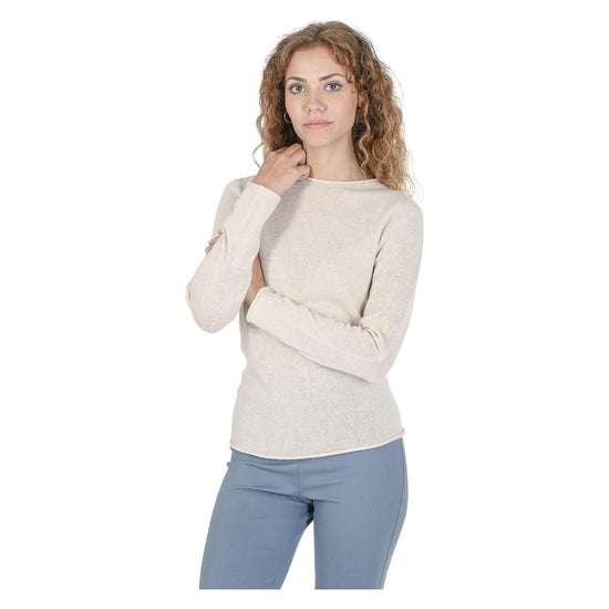 Cashmere Boatneck Sweater for Women - XS