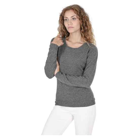 Cashmere Square Neck Sweater - Premium Italian Quality - 42 EU