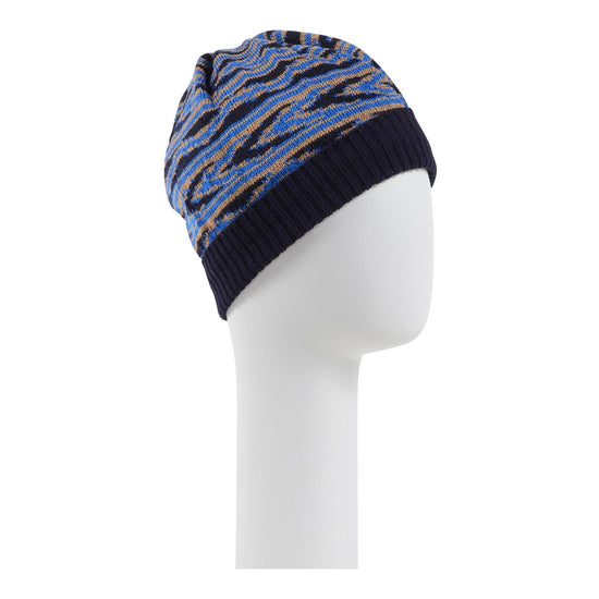 Beanie with Wool and Cotton Blend - One Size