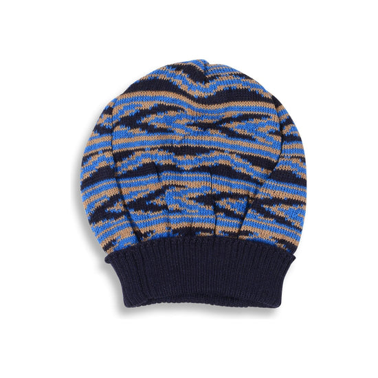 Beanie with Wool and Cotton Blend - One Size