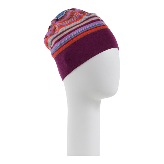 Beanie with Wool and Cotton Blend - One Size