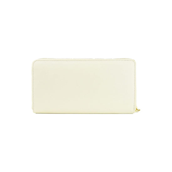 Cavalli Class White Purse with Zipped Closure One Size Women