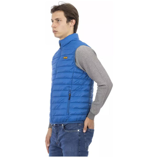 Sleeveless Down Jacket with Side and Internal Pockets M Men