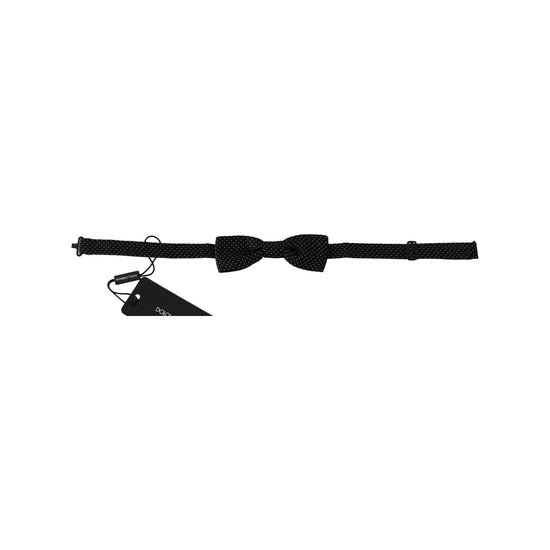 Dolce & Gabbana Silk Bow Tie One Size Men