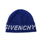 Brand New GIVENCHY Beanie Hat with Blue and Black Logo One Size Men