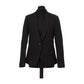 Lurex Detailed Fabric Jacket with Slim Cut and One Button Closure 40 IT Women