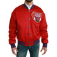 Dolce & Gabbana Bomber Jacket with Multicolor Motive 50 IT Men