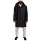 Hooded Parka Coat with Button Closure and Logo Details 46 IT Men