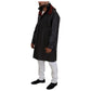 Hooded Parka Coat with Button Closure and Logo Details 46 IT Men