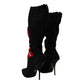 Dolce & Gabbana Stretch Socks Boots 37 EU Women