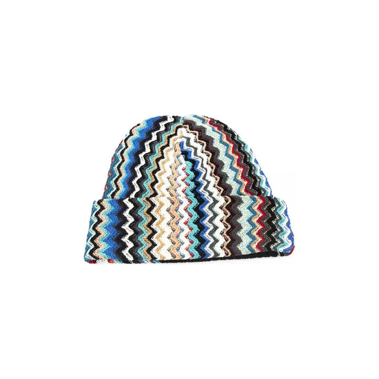 Geometric Fantasy Multicolor Hat One Size Men