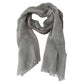 Cotton Mens Scarf with Logo Details One Size Men