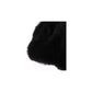 Dolce & Gabbana Black Weasel Fur Hooded Scarf Wrap One Size Women