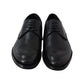 Handcrafted Black Leather Derby Dress Formal Shoes 39.5 EU Men