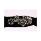 Floral Crystal Embellished Stockings Socks S Women