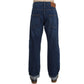 Baggy Loose Blue Wash Jeans with Logo Details by ACHT W34 US Men