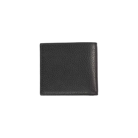 Embossed Leather Mens Wallet with Book Opening One Size Men