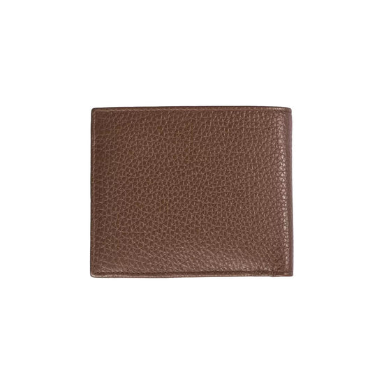 Tumbled Leather Mens Wallet with Coin Compartment and Card Holder One Size Men