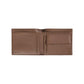 Tumbled Leather Mens Wallet with Coin Compartment and Card Holder One Size Men