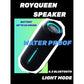 ROYQUEEN Bluetooth Speaker with LED Light,Portable with IPX7 Waterproof, 5.3, 20H Battery Life, 360° HD Stereo Sound