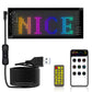 Programmable LED Matrix Panel Flexible Screen IP65 with APP Control 70*173mm